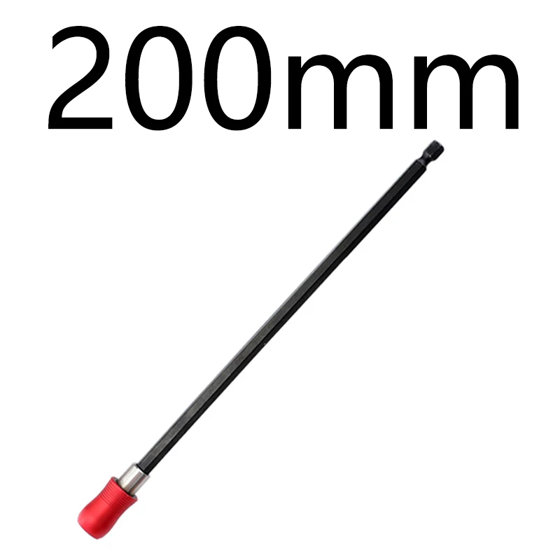 SW-L200mm 1/" Quick Release отвертка сверло Holder60-300mm магнитный шестигранный хвостовик удлинитель розетка для наконечник отвертки - Цвет: SW-L200mm