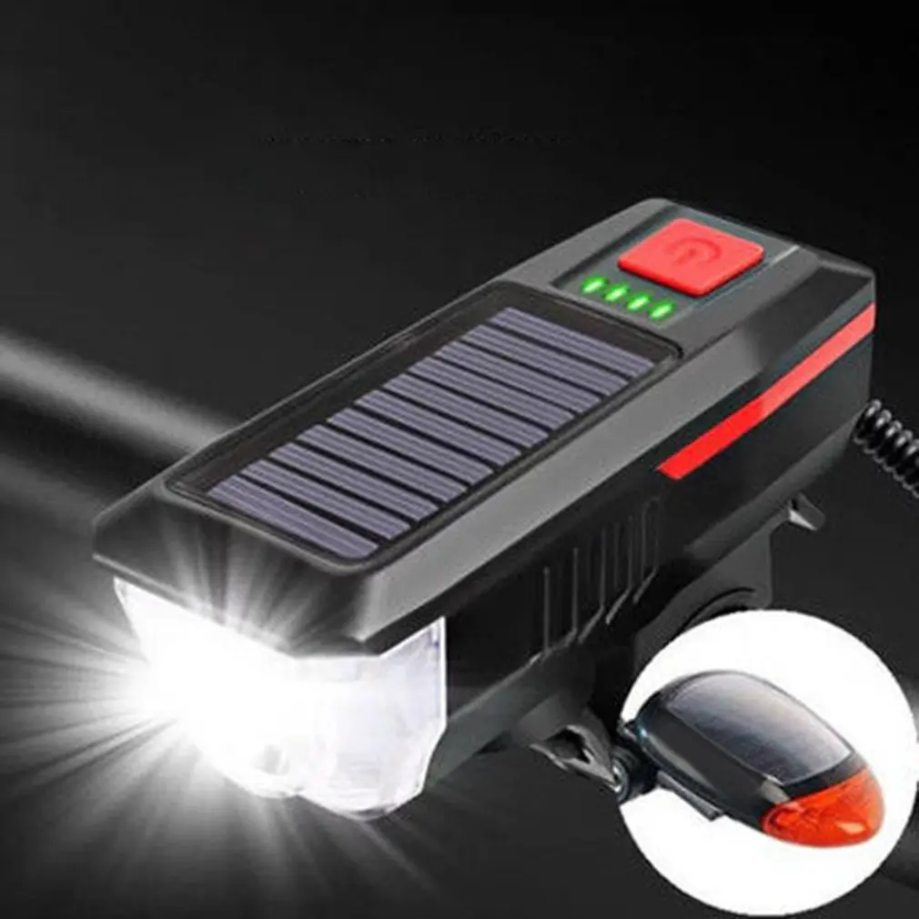 

Велосипедные фары, передние фонари на солнечной батарее, фонарики с антибликовым покрытием для ночной езды на горном велосипеде, оборудова...