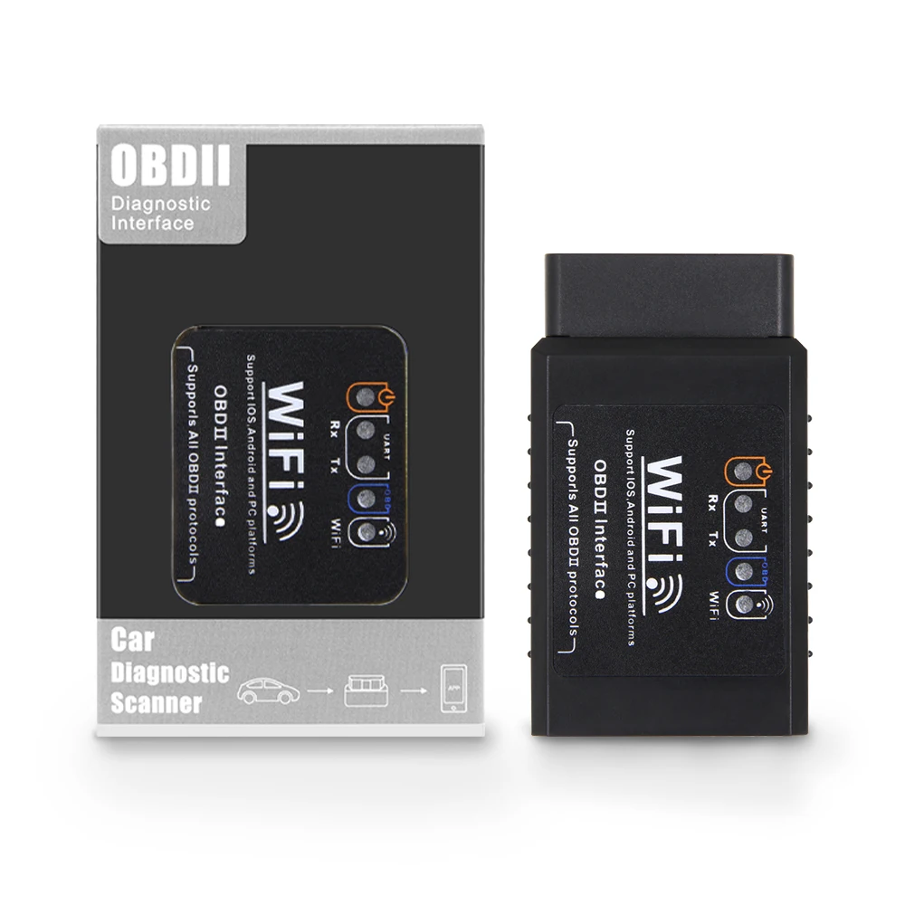 Для Android/IOS ELM327 V1.5 WIFI OBD2 сканер ELM 327 V 1 5 wifi OBD 2 автомобильный диагностический