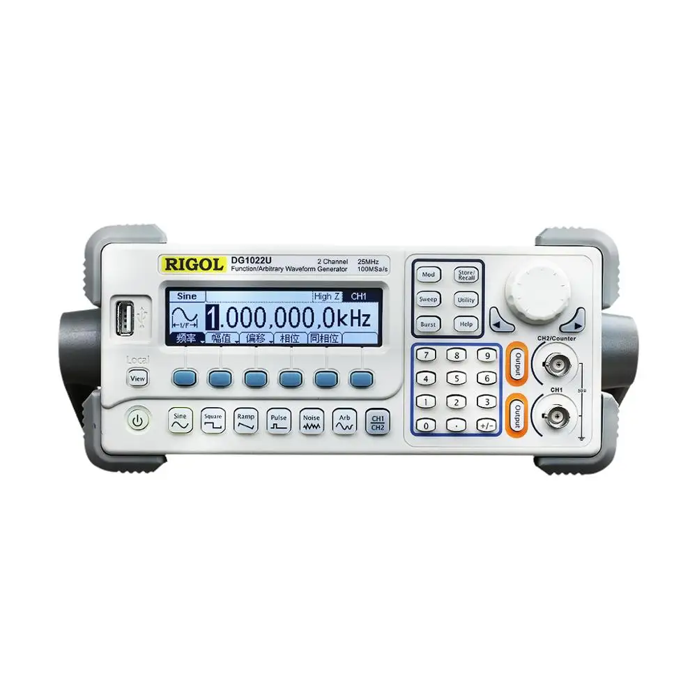 Генератор сигналов RIGOL DG1022U 25 МГц 2 выходных канала 5 стандартных