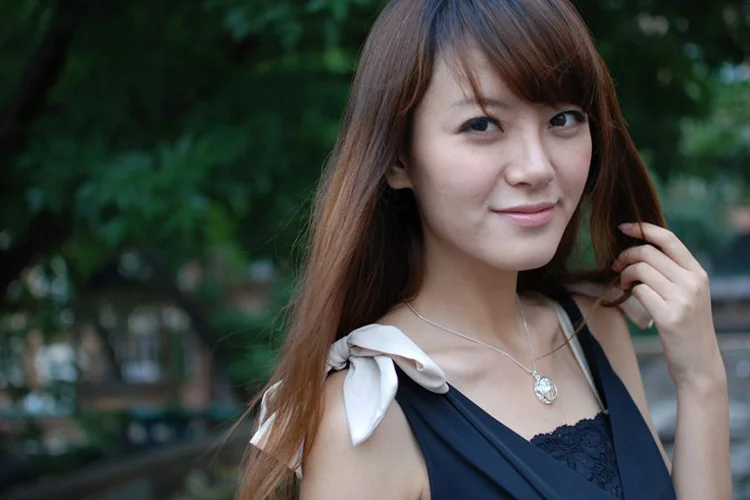 Ожерелье серебряного цвета в стиле OL украшение для девушек ювелирное изделие с