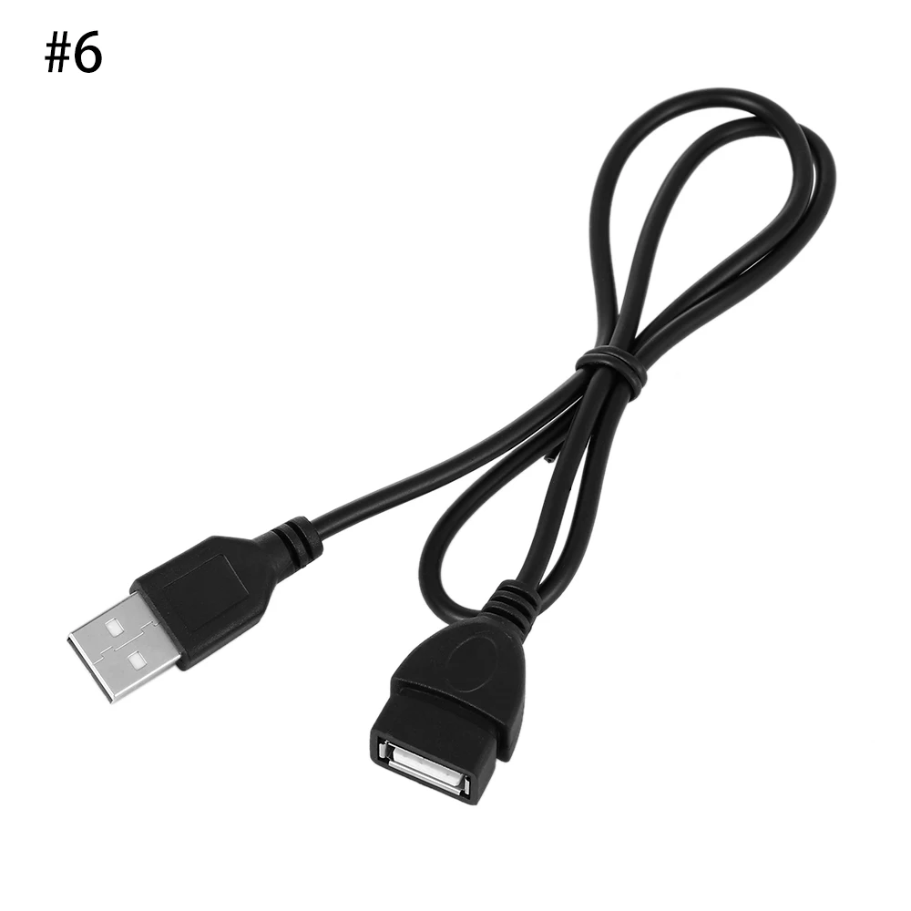 1 шт. Суперскоростной кабель для синхронизации данных 0 6 м/1 5 м/3 м/5 м USB 2 штекер