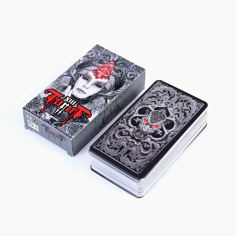 Dark Tarot XIII with GuideBook 78 Cards Deck Card Game Board Divination Tell The Future TOY Games | Спорт и развлечения