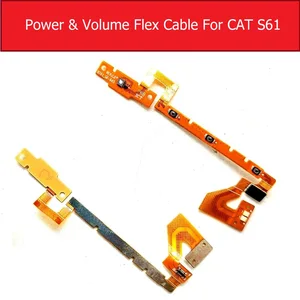 Гибкий кабель питания и громкости для CAT S61 кнопка включения питания и громкости кнопка управления боковой клавишей гибкий ленточный кабель Замена для ремонта