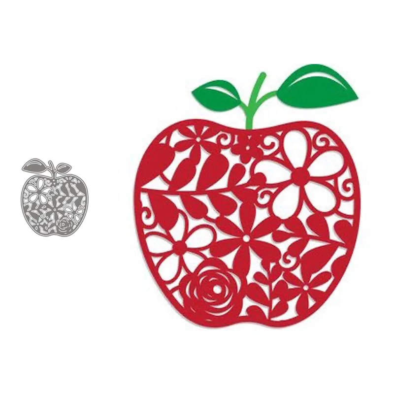

Metal Cutting Dies Apple Stencils DIY Embossing Scrapbooking Decorative Paper Card Craft