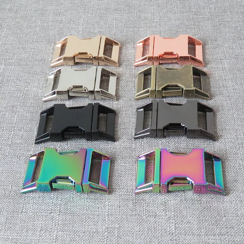 1 шт. 20 мм Металлические Боковые ремни пряжка фурнитура для ошейника собаки