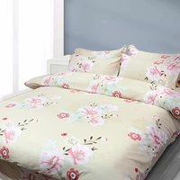 duvet cover set king size with button closure easy to fixed comforter for homehotel suitable for boygirlsadult pink