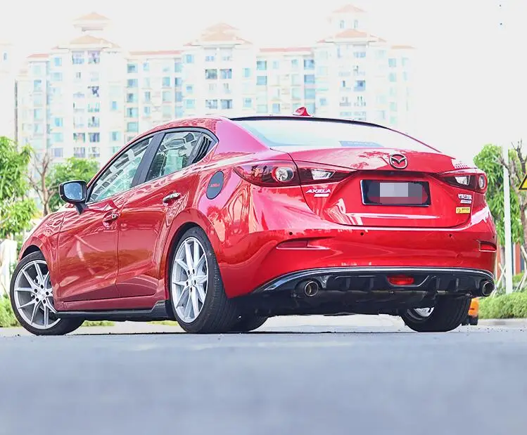 Диффузор для заднего бампера Mazda 3 Axela ABS 2017-2019 SC | Автомобили и мотоциклы