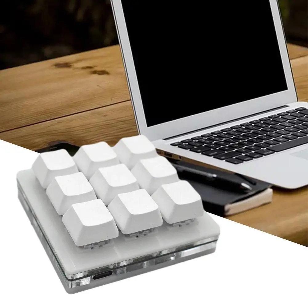 

9 Key QMK VIA Hotswap YMDK RGB Support Macro Type C MX Switches Mechanical Keyboard Numpad For Gaming Photoshop