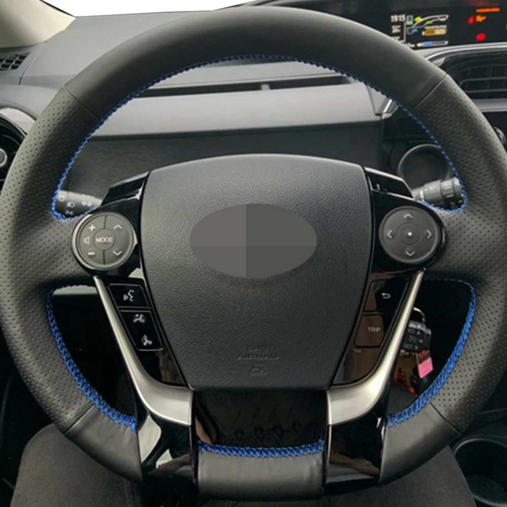Искусственная кожа для Toyota Prius 30(XW30) 2009 2015 C(US)2012 2017|Чехлы на руль| |