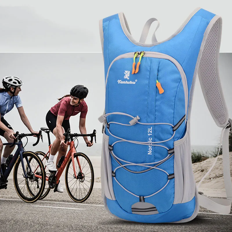 

Backpack for Running Bicycle Cycling Reflective Backpack Fashion Lightweight Men's Backpack Women Outdoor Sport Hiking Male Bag