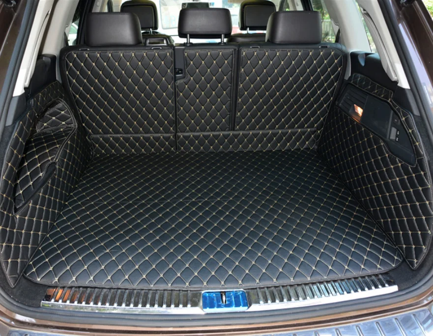Кожаный коврик для багажника автомобиля Volkswagen Touareg 2011 2012 2013 2014 2015 2016 2017 2018 2019