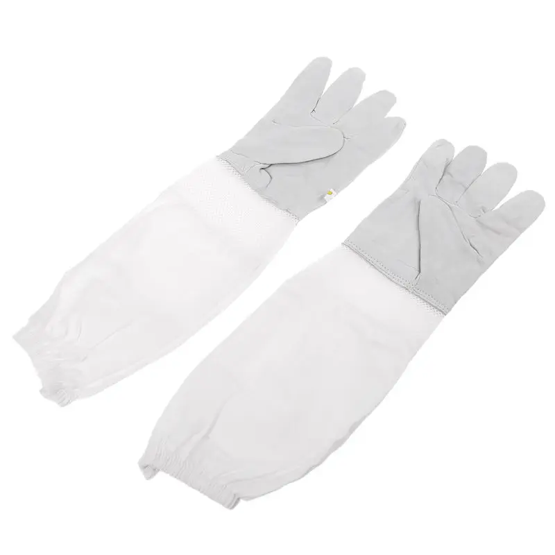 

1Pair Beekeeping Gloves Breathable Mesh Protective Anti Bite Gloves Beekeeper Tool L5YE