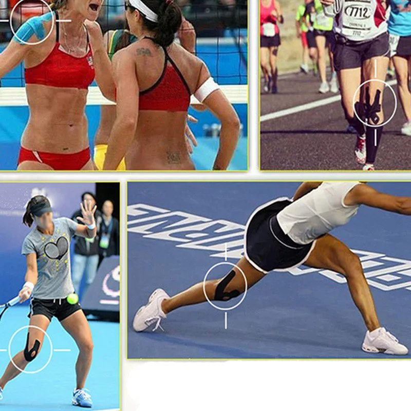 Эластичная хлопчатобумажная лента Kinesiotape 5 см * м|Эластопласт| |