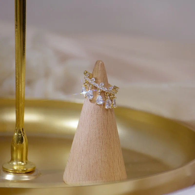 

2020 New Fashion Hot Sale Women's Earrings Delicate Round Zircon Ear Clip Earrings for Women Bijoux Korean Jewelry Wholesale