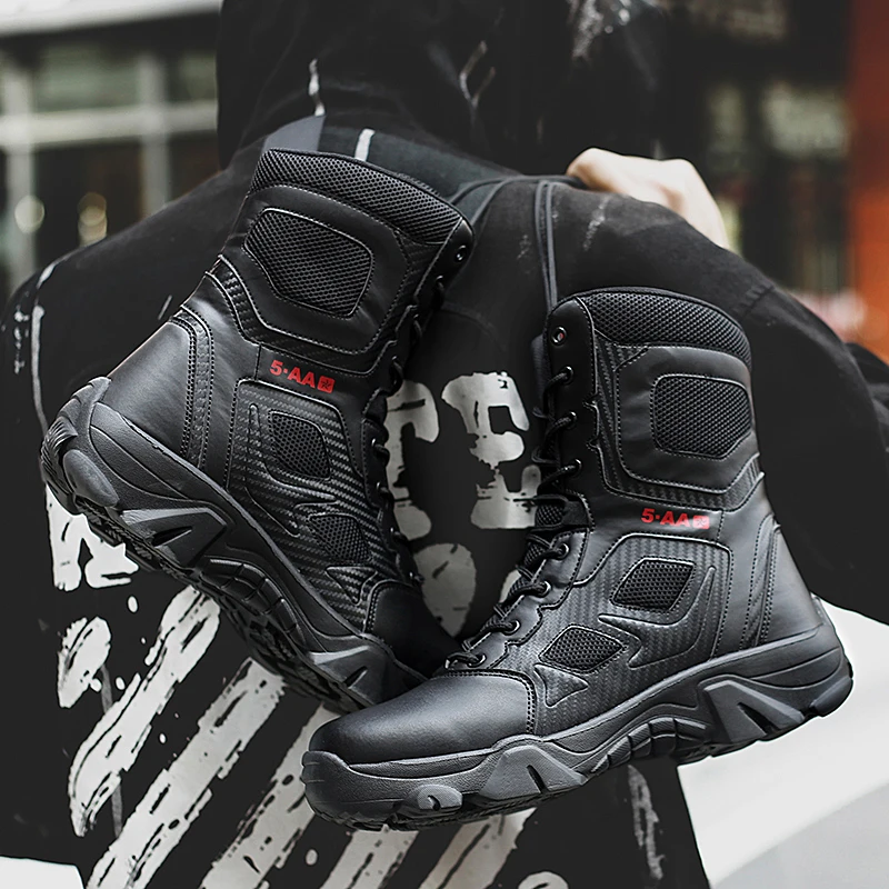 

Safety Work Shoe Boots Men's Winter Handmade Work Fashion Men Shoes Safety Breathable Summer Leather Mens Lightweight