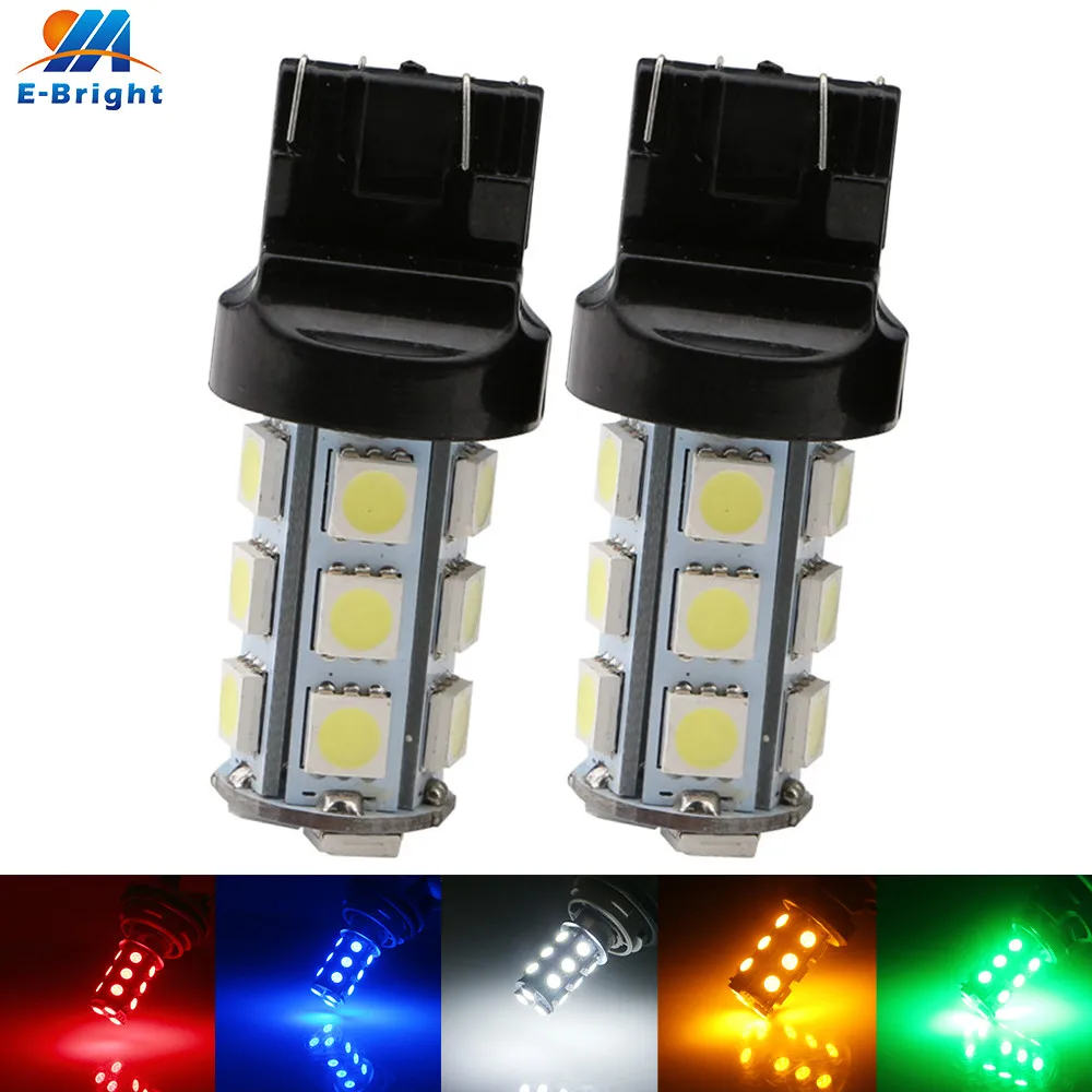 2 шт. светодиодсветодиодный лампы 12 В постоянного тока 7443 T20 18 SMD 5050|18 smd 5050|car lightcar