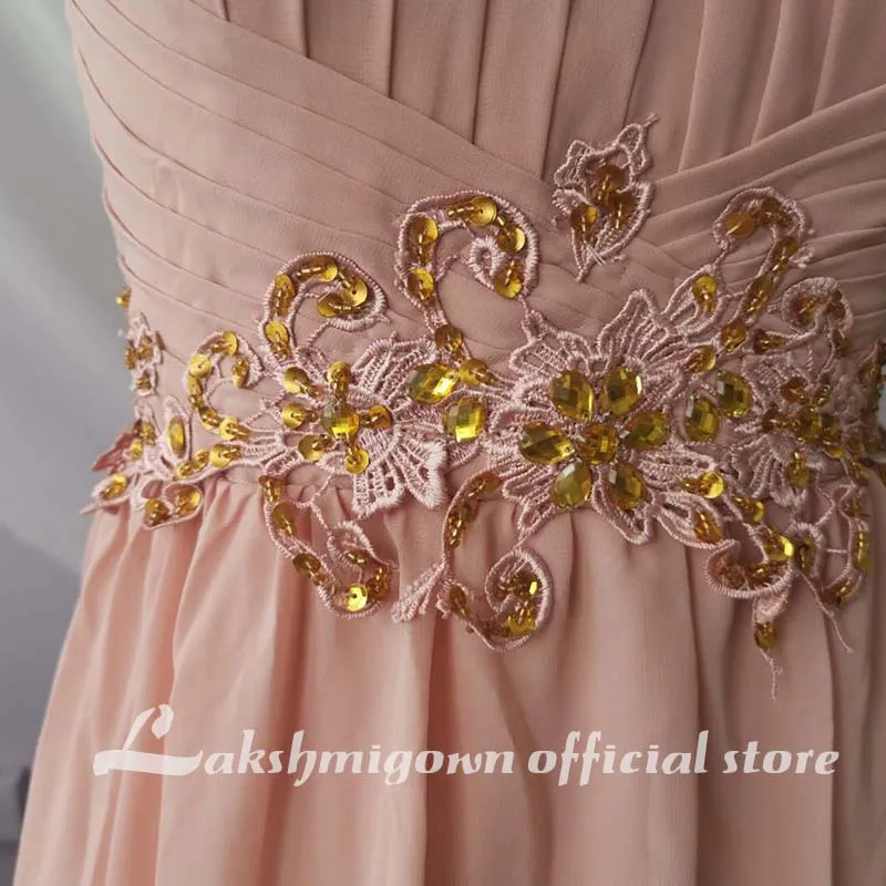 Vestido de novia bohemio de verano, ropa de boda de color rosa, fotos reales