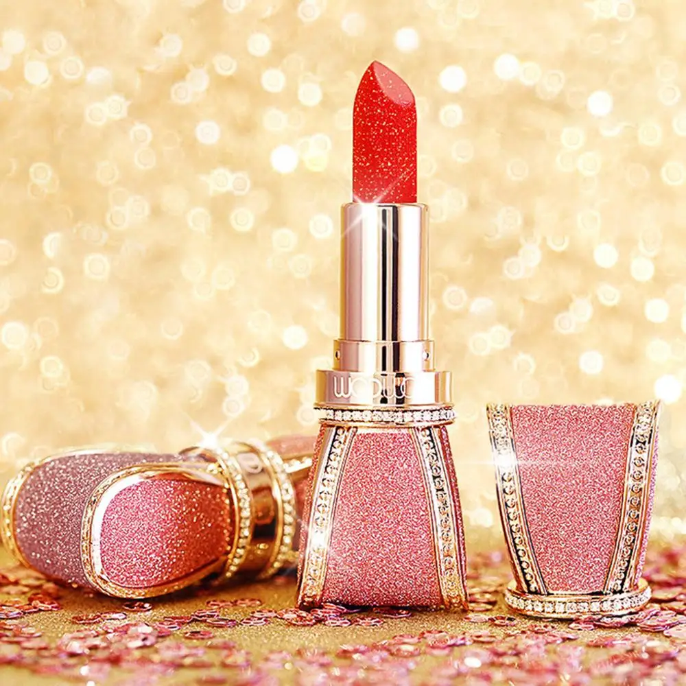 Шестицветная Алмазная губная помада цветная термопомада Следуйте th queen Crystal Jelly