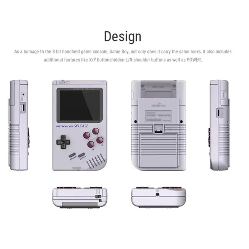 Чехол для игровой консоли Retroflag GPi для Raspberry Pi ZERO W GameBoy Pi
