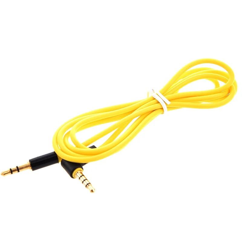 3.5MM Male To Car AUX Cord Studio o Extension Bent Cable(Yellow) | Электроника