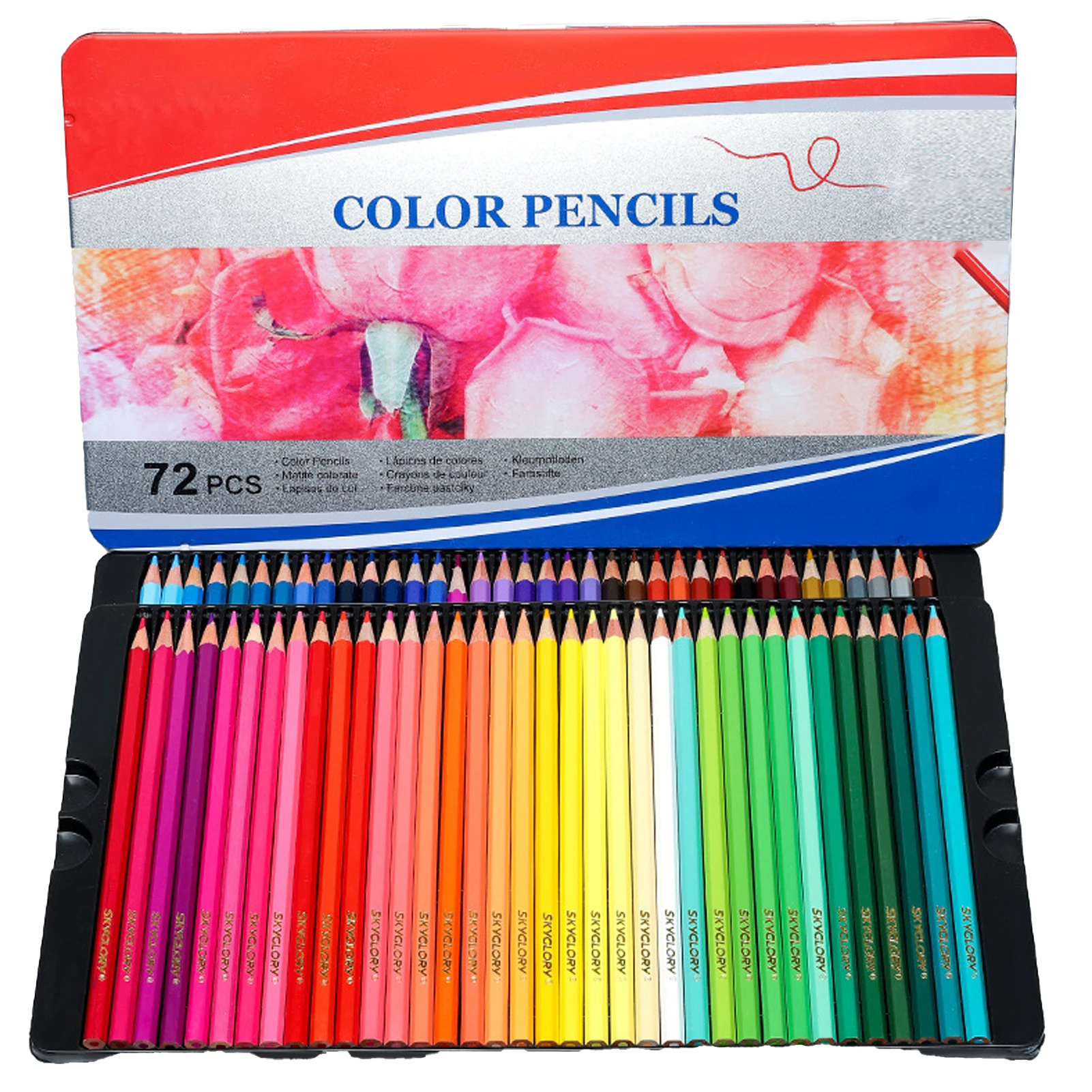 

Офисные разнообразные поделки инструмент для рисования скетчей деревянные цветные карандаши художественный подарок HB Портативный Профес...