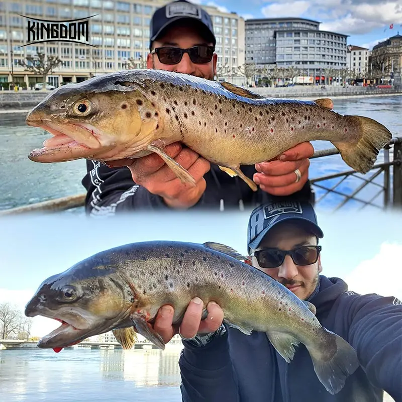 

Kingdom PO-50 popper Fishing Lures 50mm 3.5g/5g Floating & Sinking Hard Baits Good Action Fishing Wobblers For Trout Bass Pike