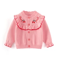 sweater girl winter clothes knit autumn warm cardigan for baby