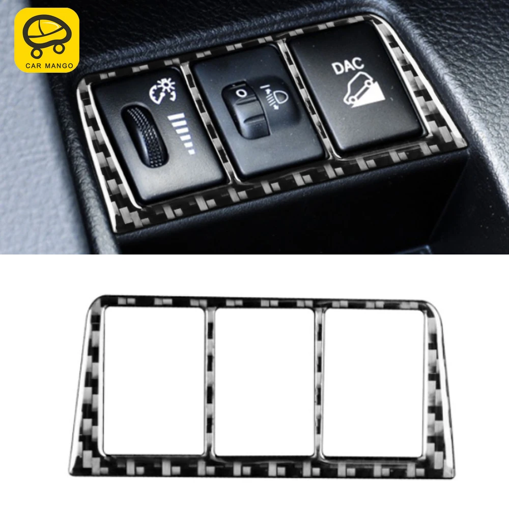 

Автомобильные аксессуары для Toyota RAV4 XA30 2006-2013, панель управления передней фары, наклейка на рамку переключателя, отделка, украшение интерьер...