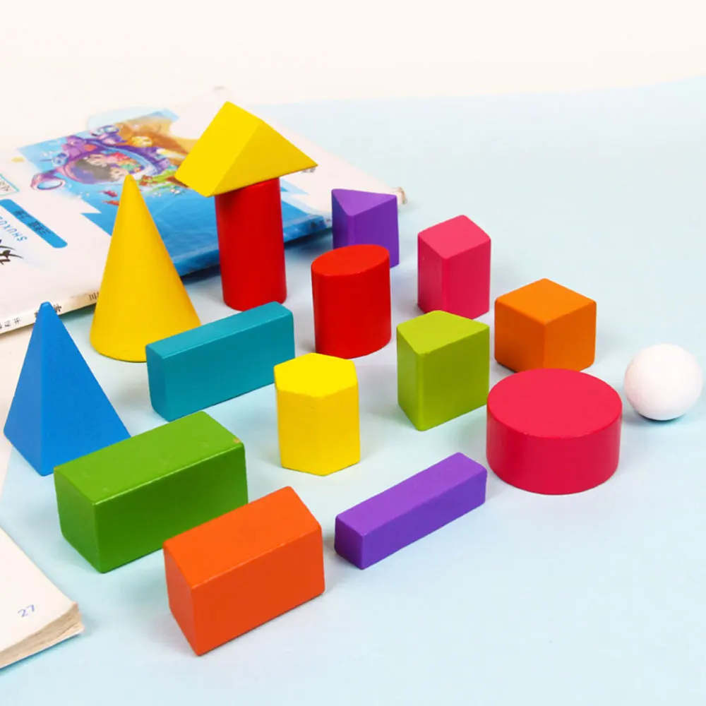 

1 Set of Math Learning Enlightenment Children Geometrical Cognitive