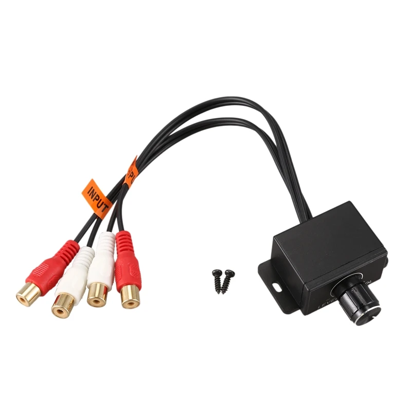 

Автомобильный домашний усилитель звука, усилитель басов, RCA, кнопка регулировки громкости, черный цвет