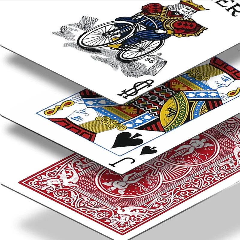 

Bicycle Prestige Playing Cards Poker Red/Blue Premium Plastic Dura Flex Deck Magic Card Games Magic Tricks Props