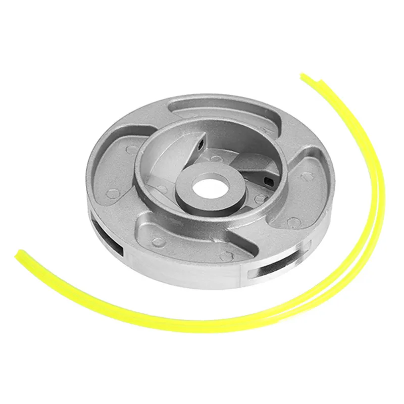 Aluminum Alloy Grass Trimmer Head Threaded Nylon Cutter Lawn Mower Accessory With 4 Cables For Garden Hardware Tools | Инструменты