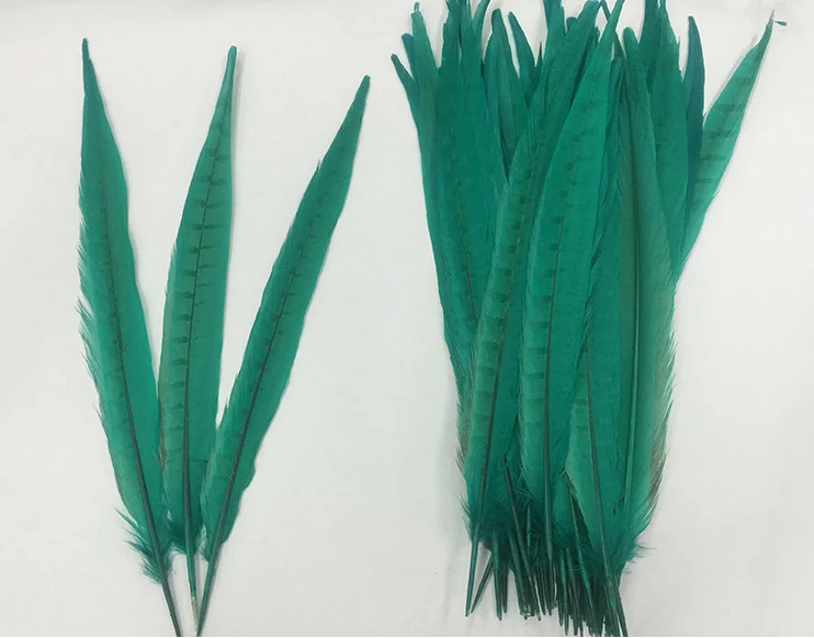 Новинка! 100 темно зеленые красивые перья фазана различных цветов дополнительно
