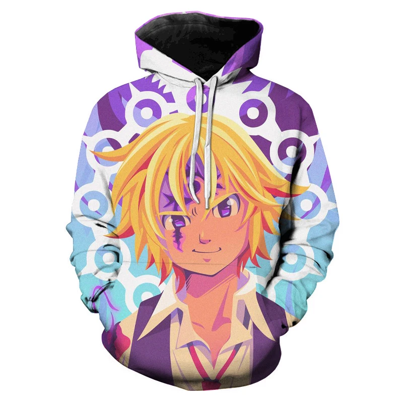 

2021 The Seven Deadly Sins Meliodas 3D Printed Hoodies Sweatshirts Women's/Men's Casual Fashion Hip Hop Harajuku Popular Clothes