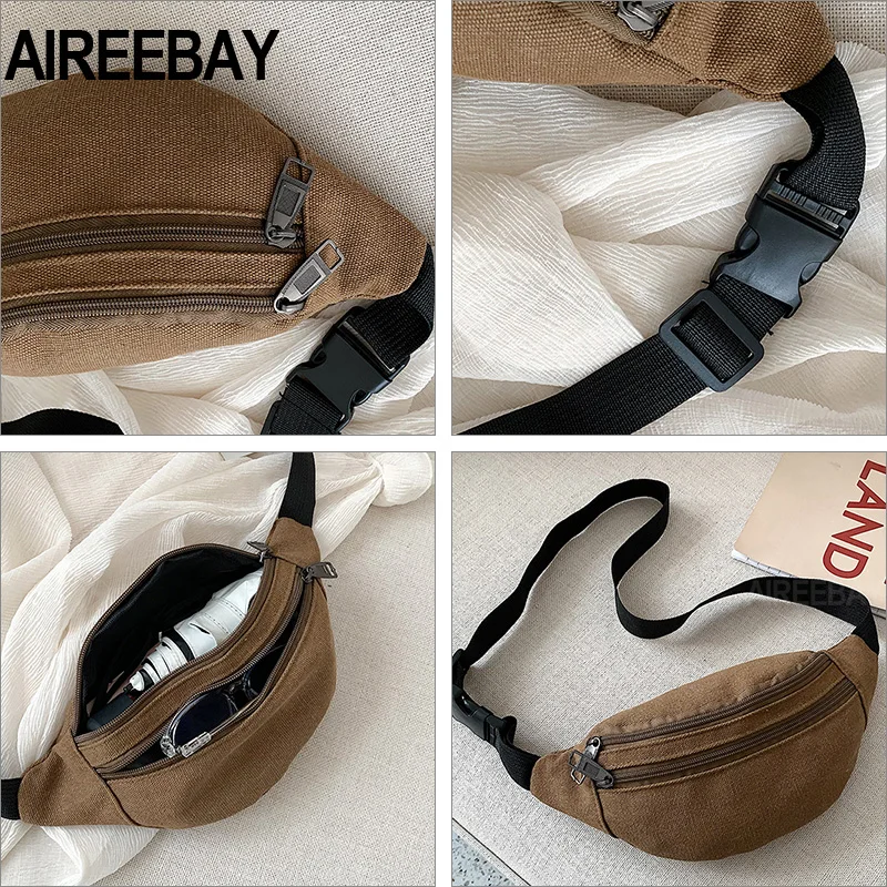 AIREEBAY поясная сумка Повседневная Функциональная женская для денег и телефона