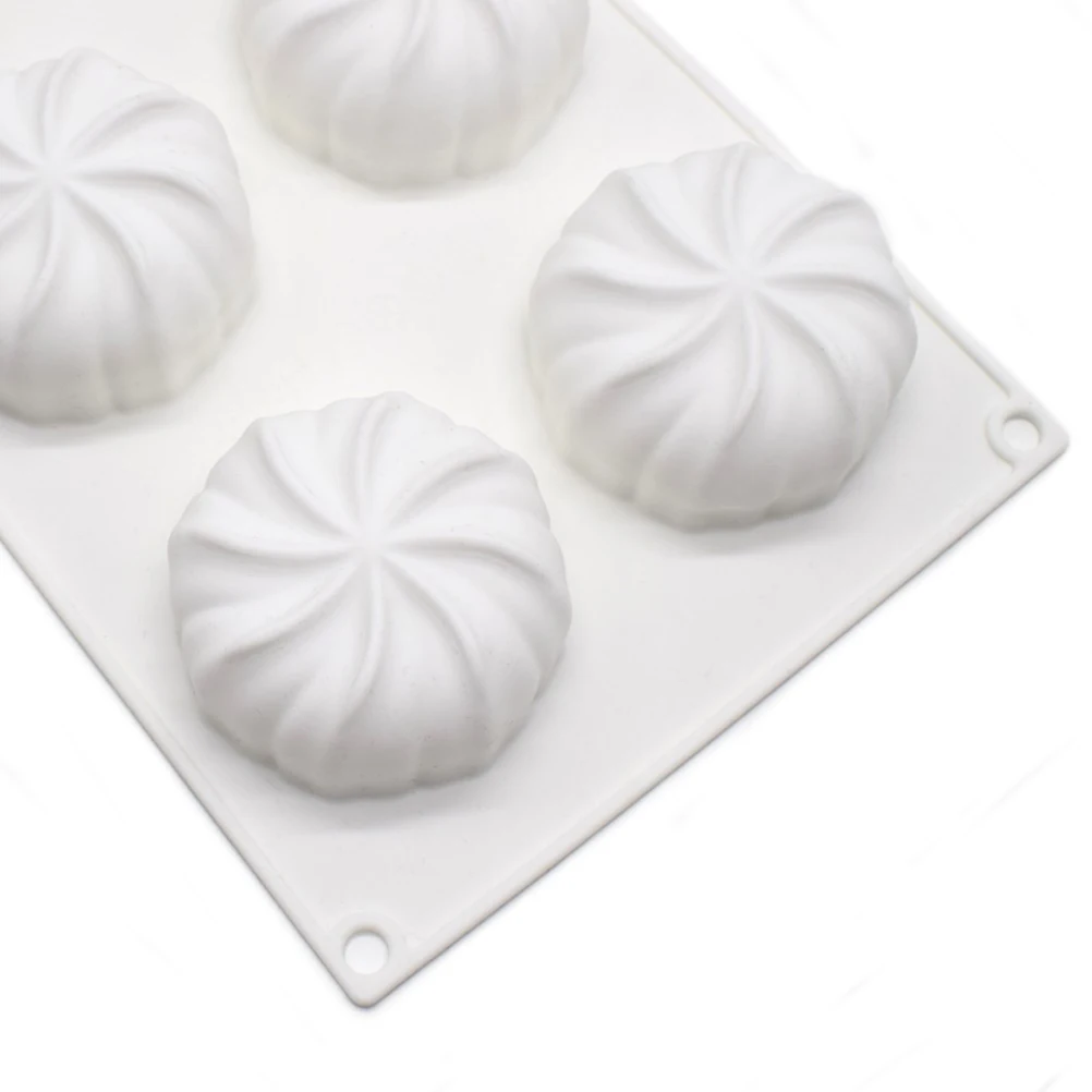 

3D Pumpkin Silicone Cake Mold 6 Cavity Mousse DIY Dessert Chocolate Mould Household Kitchen Accessories