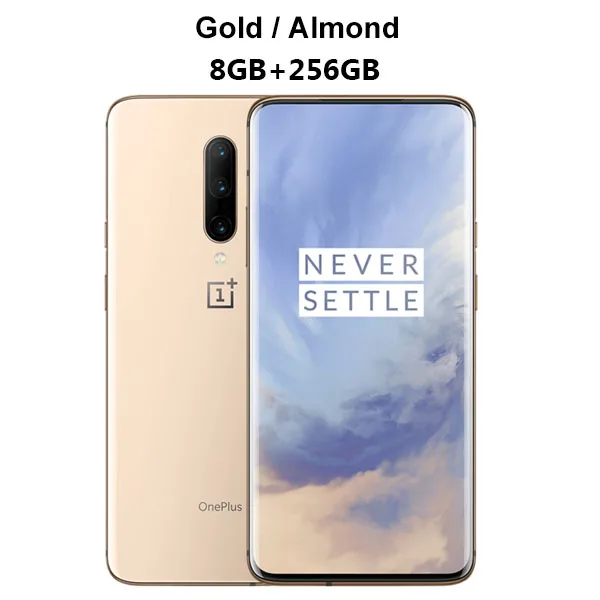 Gold 8GB 256GB Oneplus 7 Pro мобильный телефон 8 Гб 256 г Snapdragon855 Octa Core 6,6" 1440x3120p 19,5: 9 Полный Экран 16MP+ 48MP Камера NFC - Цвет: Gold 8GB 256GB