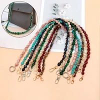 exquisite acrylic chain mobile phone chain all match stone chain decorative polychromatic personality leisure bag accessories