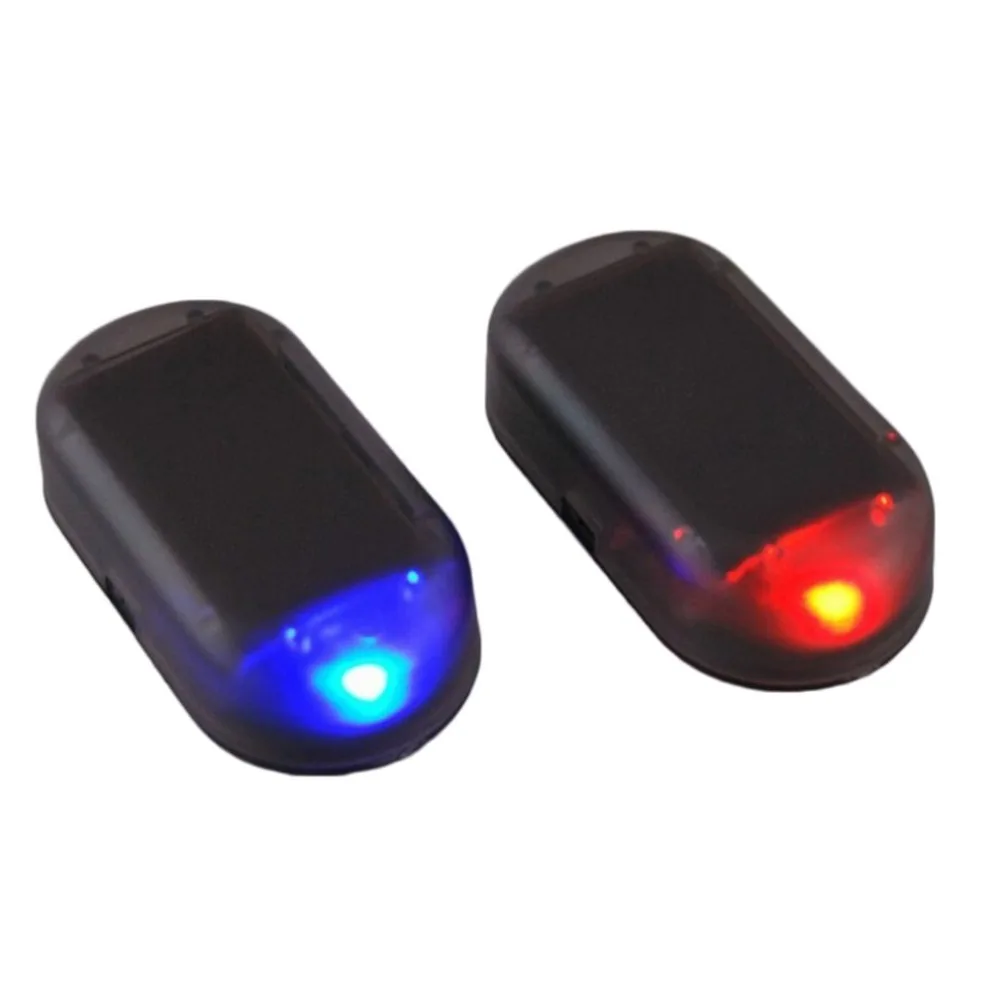 

Universal Wireless Car Solar Powered Simulated Dummy Alarm Warning Anti-Theft Caution Lamp LED Flashing Security Light Hot HOT