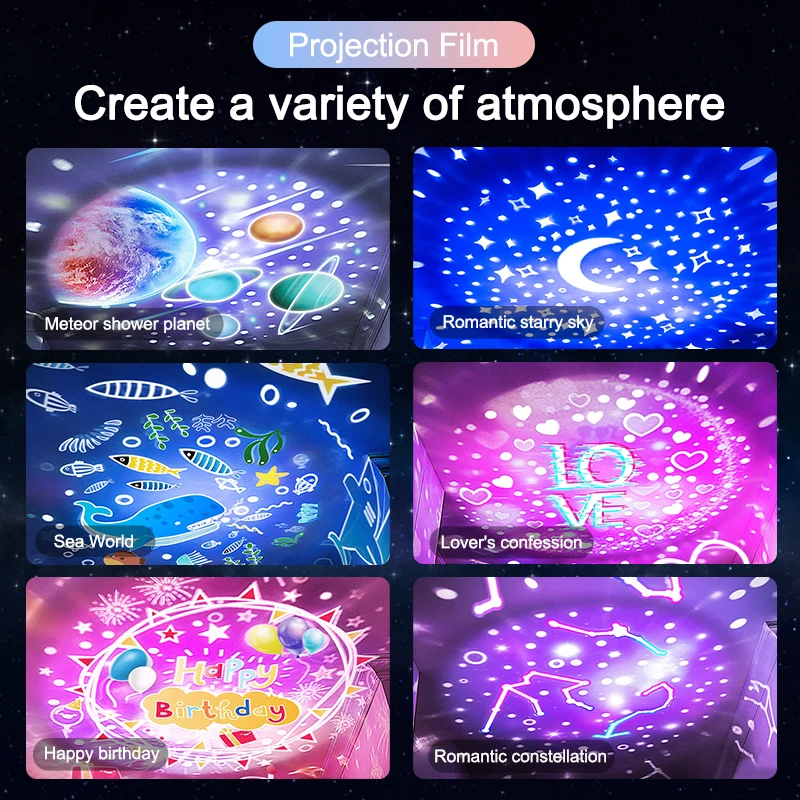 Светодиодный проектор Звездный Ночной светильник ночник BT динамик
