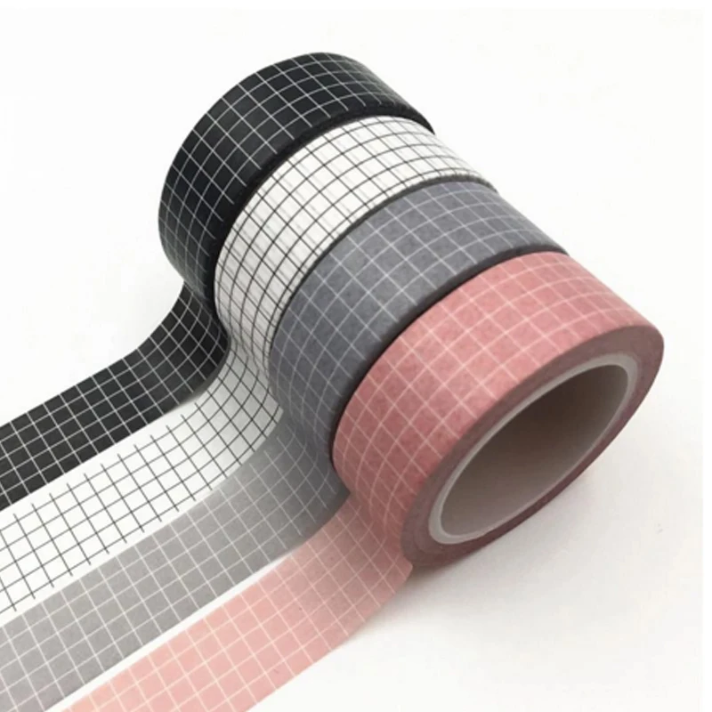

1PC 15mm*10m White Black Marble Washi Tape Scrapbooking Decorative Adhesive Tape Paper Japanese Stationery Stickers Masking Tape