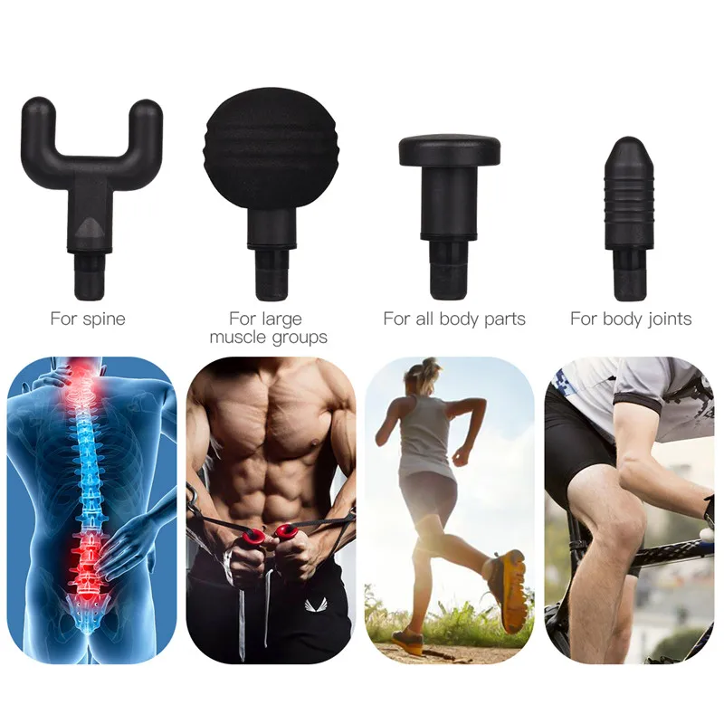 Многофункциональный Электрический пистолет для глубокого массажа модный