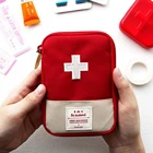 Милая миниатюрная портативная аптечка, набор для оказания первой помощи, наборы медицинской помощи, органайзер, уличная Бытовая сумка для таблеток, уличная сумка для автомобиля