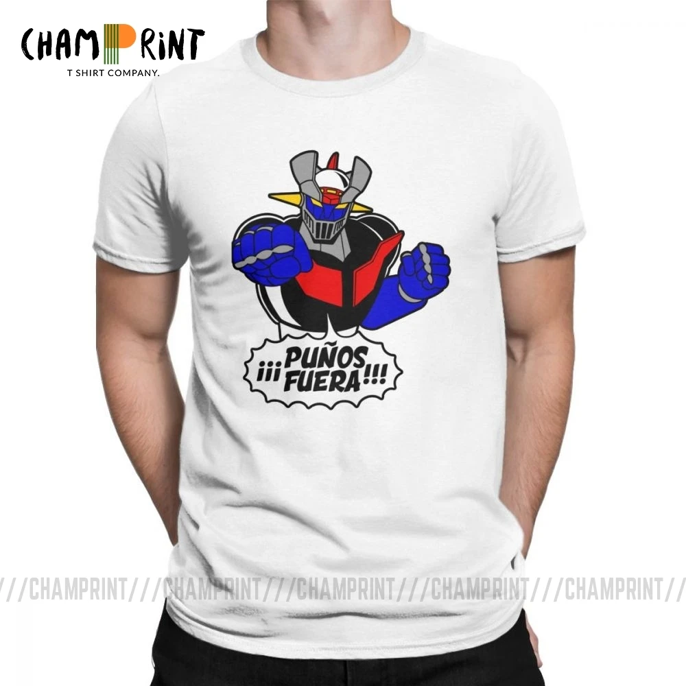 Футболка Mazinger Z для мужчин и женщин топы в японском стиле аниме смешные футболки с