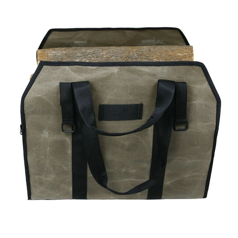 Вместительная сумка для переноски дров | Дом и сад