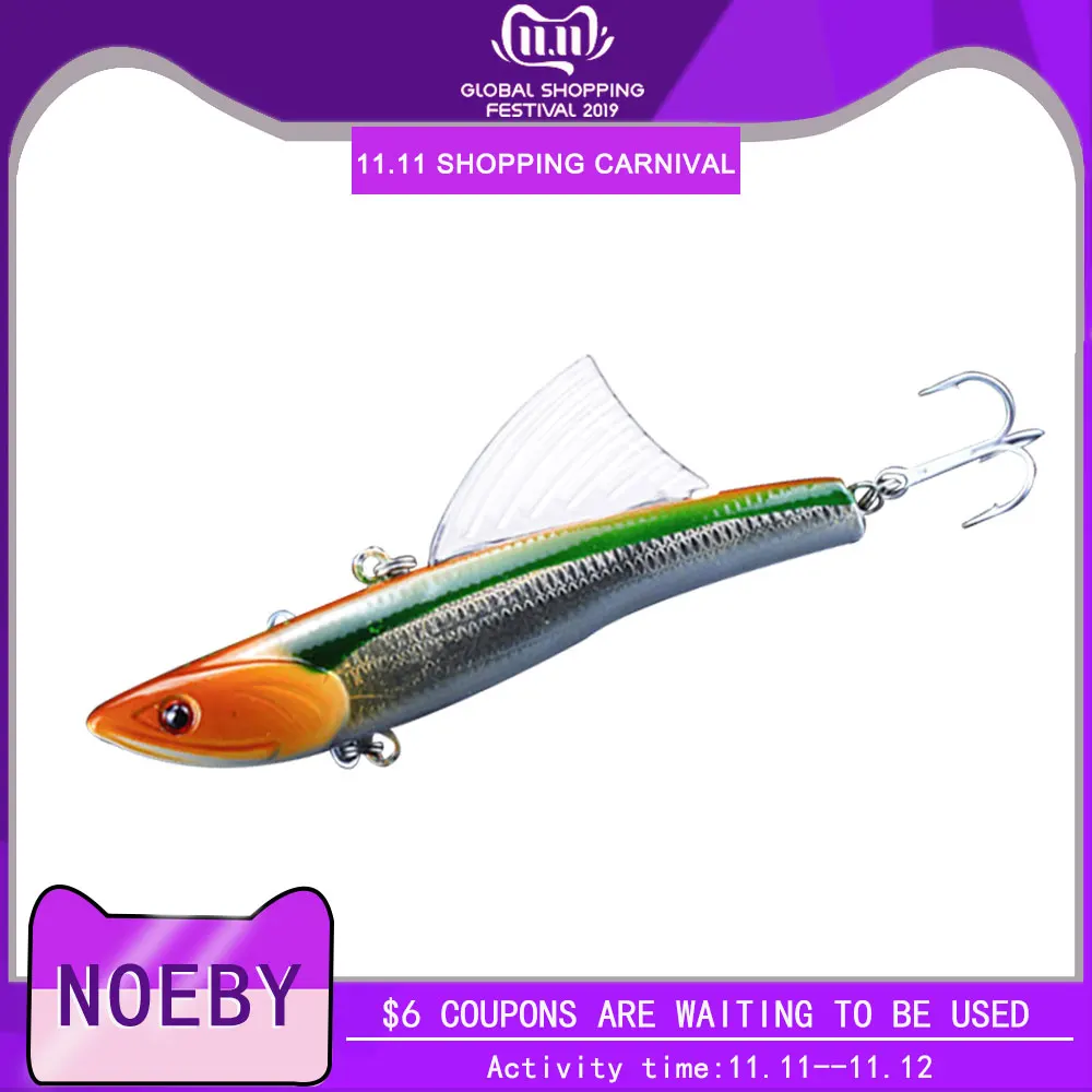 NOEBY тонущий блесна ABS бас Щука Walleye форель пластиковые рыболовные воблер твердая