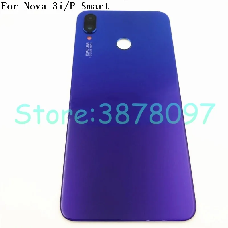 Новинка 6 3 дюйма для Huawei P Smart Plus задняя крышка батарейного отсека стеклянный
