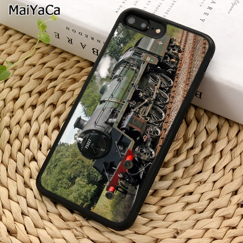 MaiYaCa Bluebell железнодорожный локомотив паровой поезд телефонный чехол для iPhone 6S 7 8