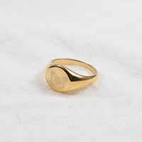 stainless steel geometric butterfly gold plated ring for women 2021 design trend fashion boheo accessories hawaiian jewelry